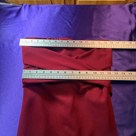 📌Lulus Evening - Formal - Prom - Cruise Strapless Dress w/ Long Side Slit - Picture 12 of 16